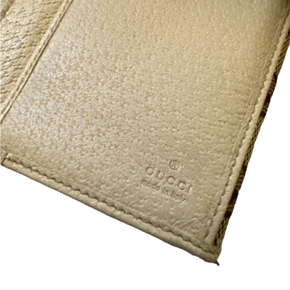 Authentic Gucci Brown Monogram Double Sided  Long Wallet - Picture 8 of 13